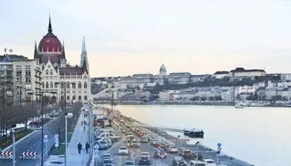 Blek tennene på ferie i Budapest