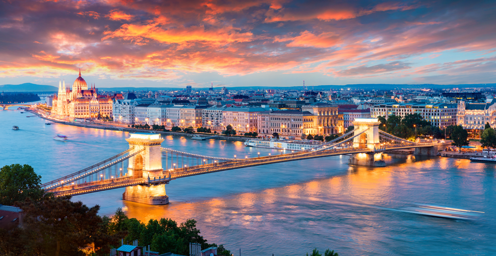 Utsikt over Budapest